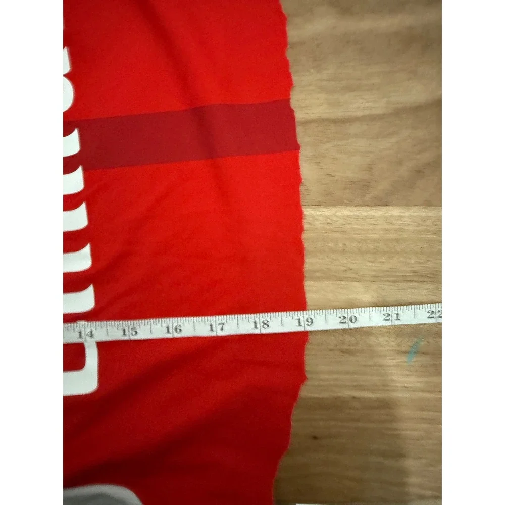 Puma Arsenal FC Fly Emirates Cropped Soccer Jersey Red White Mens Medium